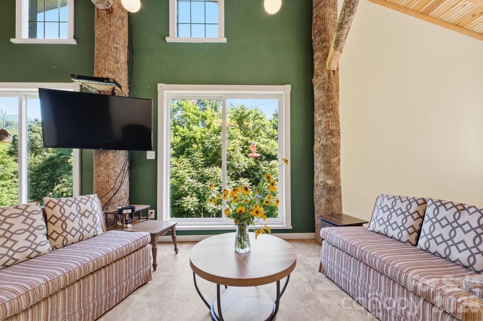 583 Dark Ridge Road Sylva, NC 28779 - Photo 27 of 48 a living room with furniture and a window
