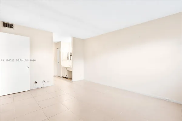 a view of empty room