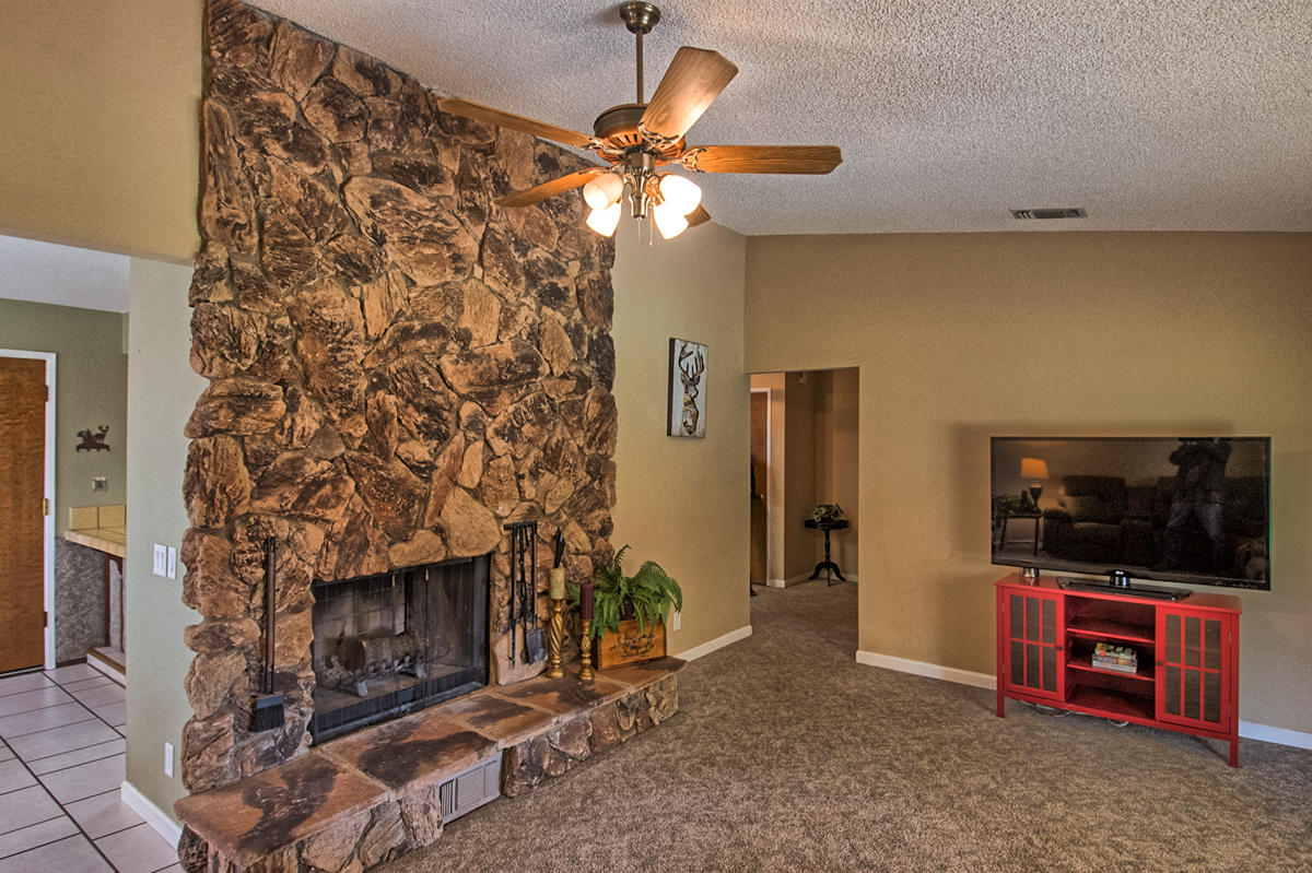 1077 Woodside Meadows Road Redding, CA 96002 - Photo 6 of 25 Wood Burning Fireplace