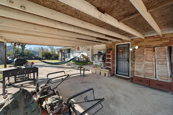 a view of road with large trees