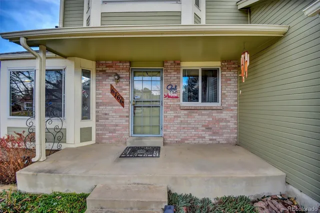 a view of entrance of the house