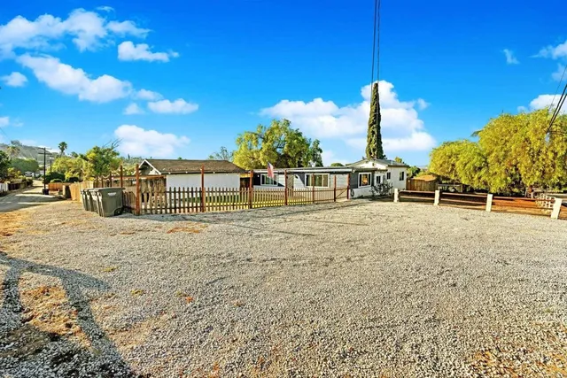 a view of outdoor space with garden