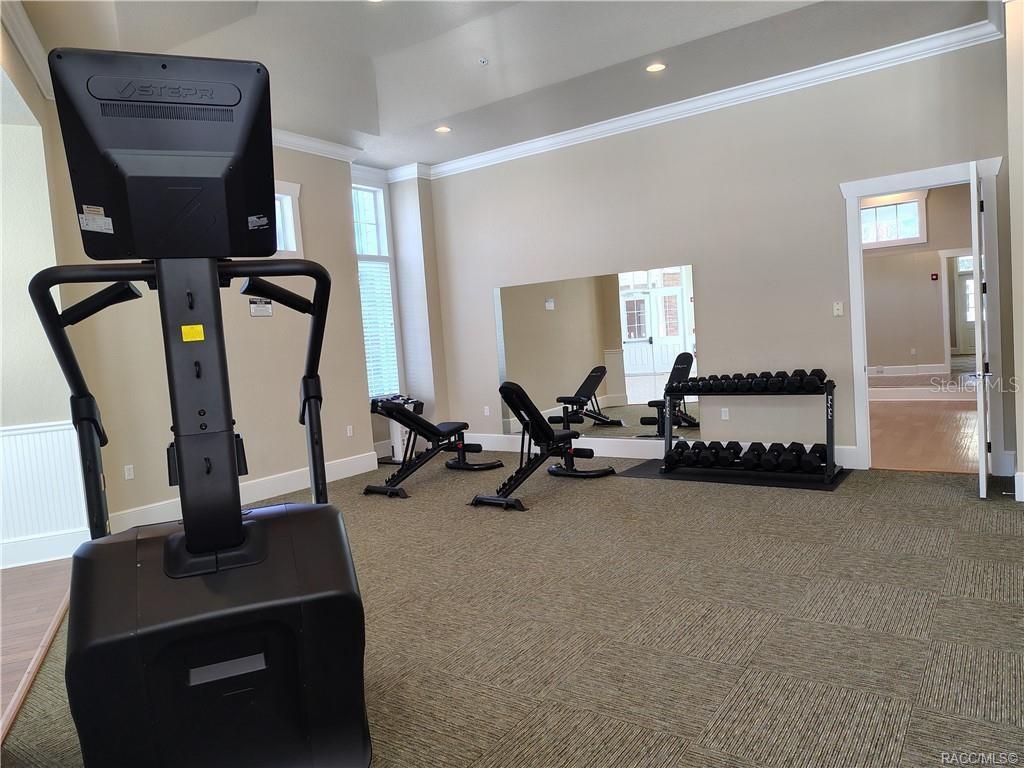 279 Bittern Loop Inverness, FL 34453 - Photo 26 of 30 a view of a room with gym equipment
