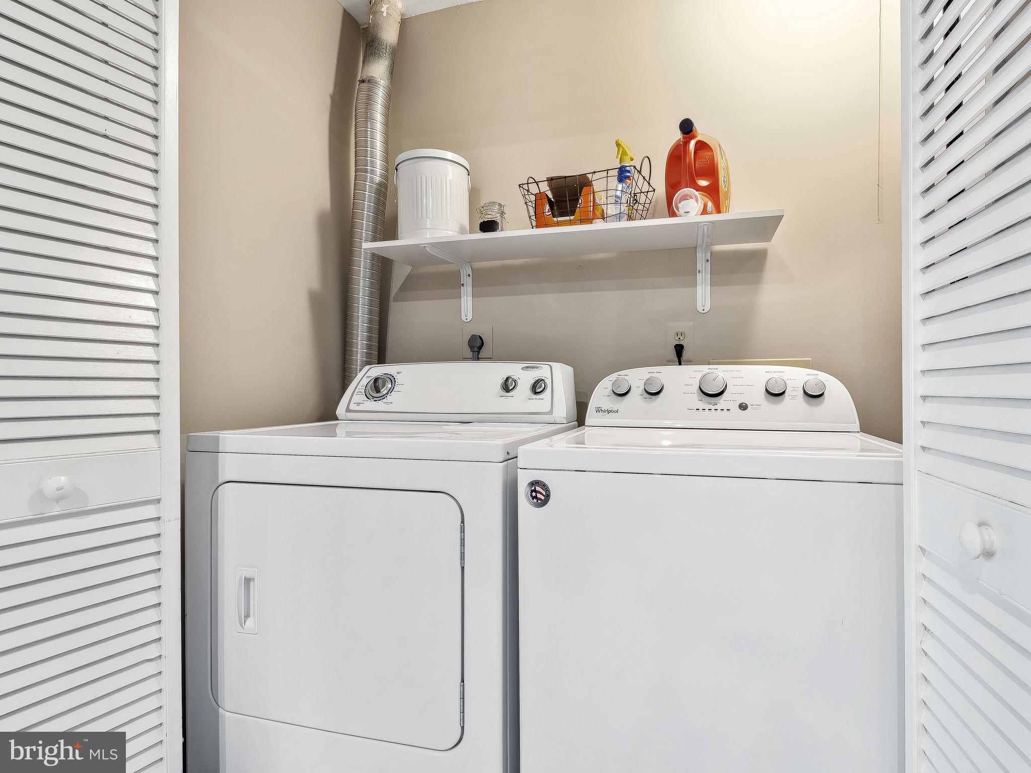 11705 Great Owl Circle Reston, VA 20194 - Photo 31 of 38 Washer & dryer with a shelf for easy organization