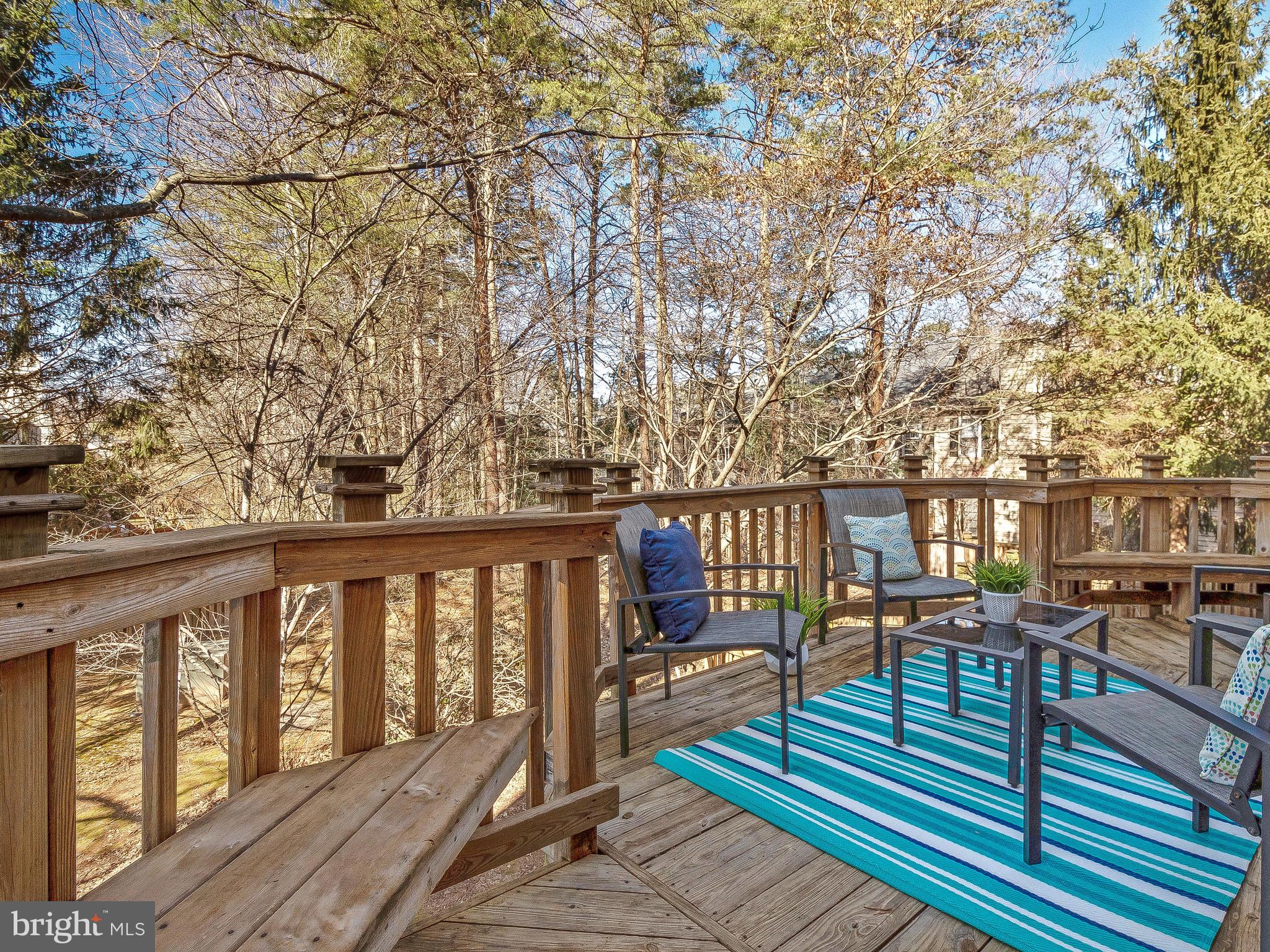 11705 Great Owl Circle Reston, VA 20194 - Photo 32 of 38 Oversized deck with 2 built-in benches