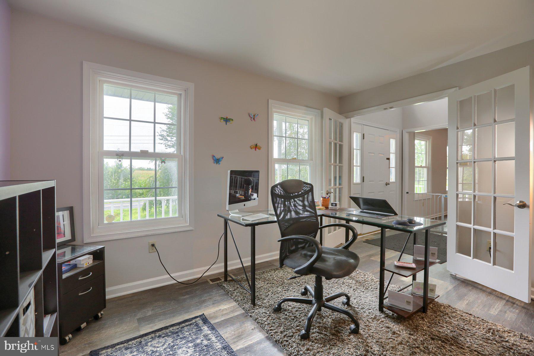 833 Dry Run Road Grantville, PA 17028 - Photo 5 of 41 First Floor Office with French Doors
