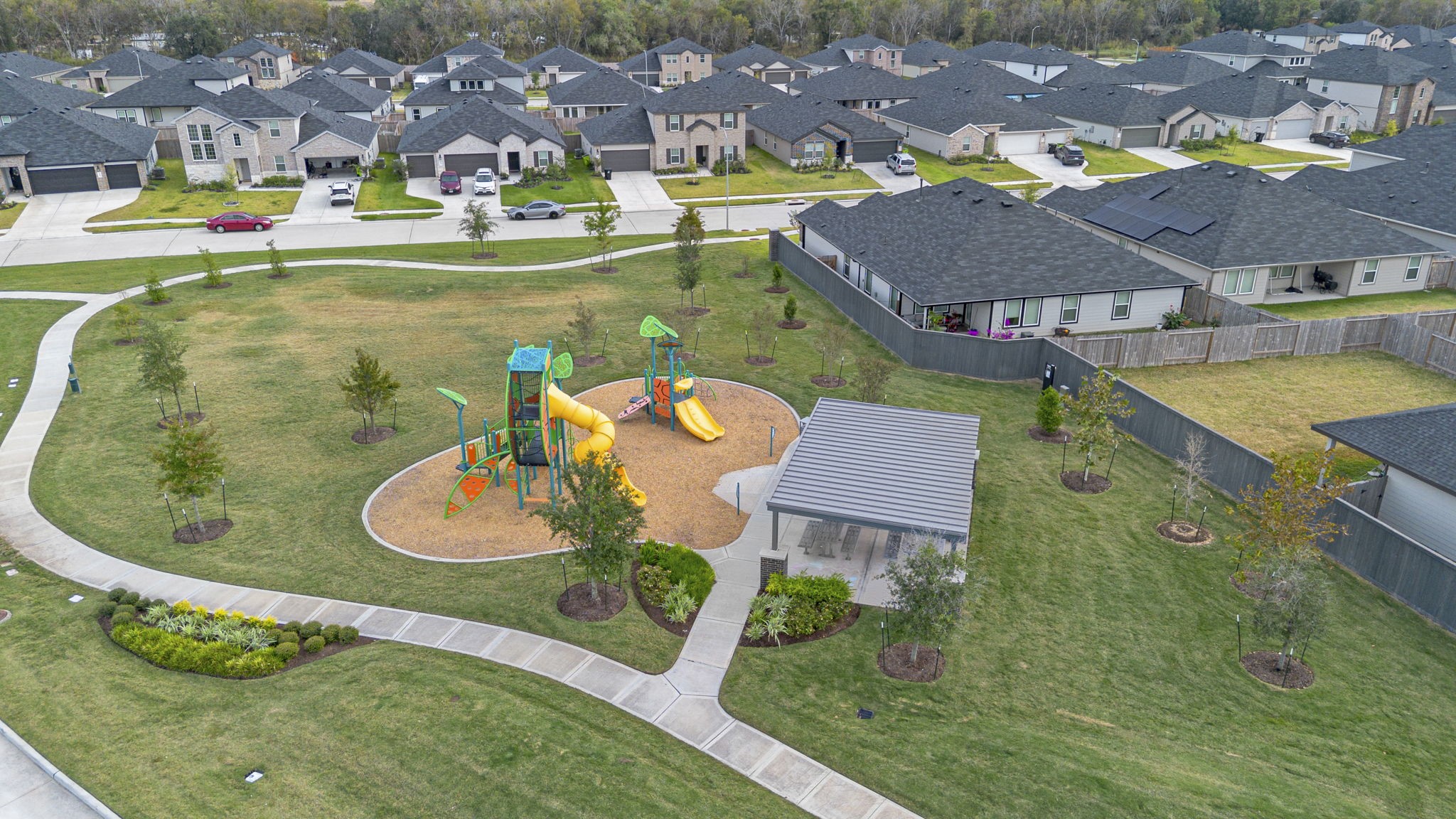 2804 Willow Gulch Way Rosenberg, TX 77469 - Photo 18 of 20 an aerial view of a house with outdoor space