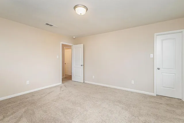 an empty room with a empty space