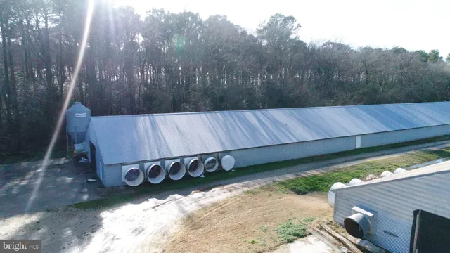 a view of a backyard with wooden fence