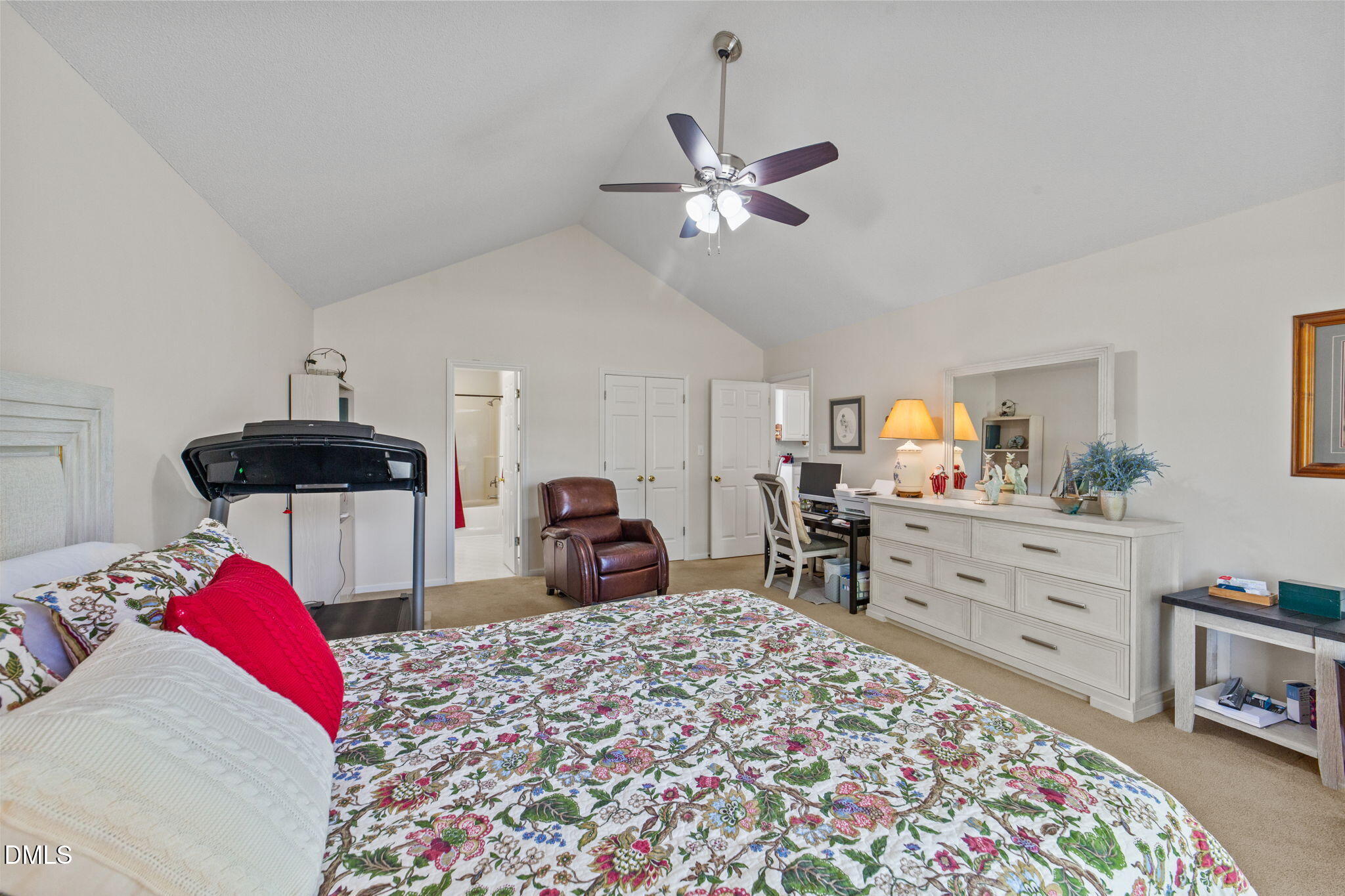 709 Slippery Bank Court Benson, NC 27504 - Photo 32 of 43 a bed room with a bed and a chair