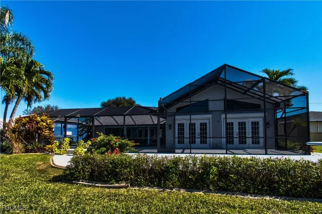 a view of a lake with outdoor space