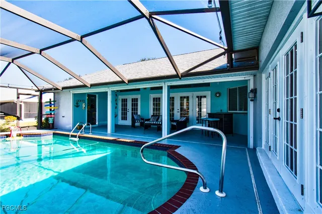 a view of a house with sitting area