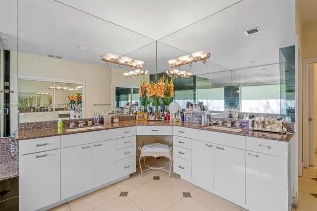 a view of a swimming pool with an outdoor space