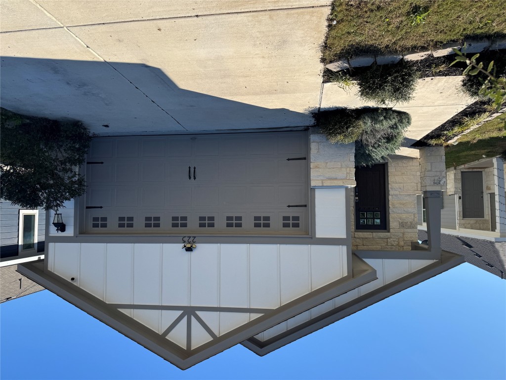 a front view of a house with entryway