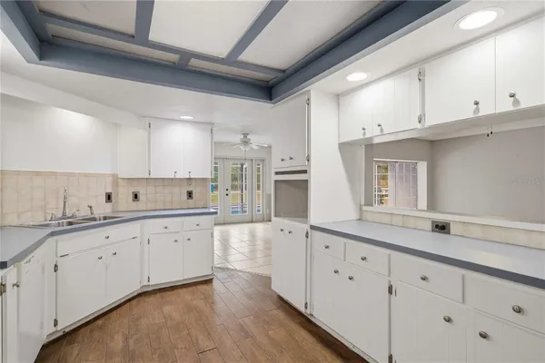 wooden floor in an empty room