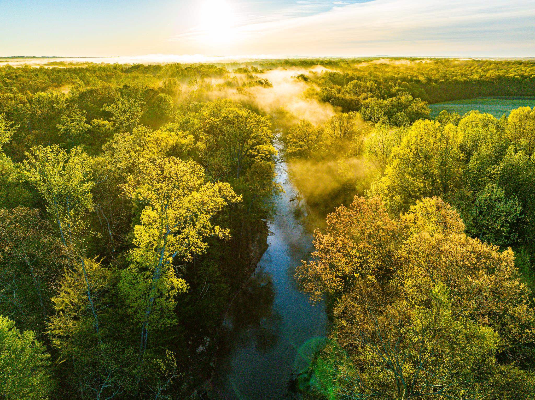 280 Fields Road Dukedom, TN 38226 - Photo 3 of 40 Drone / aerial view of a large body of water