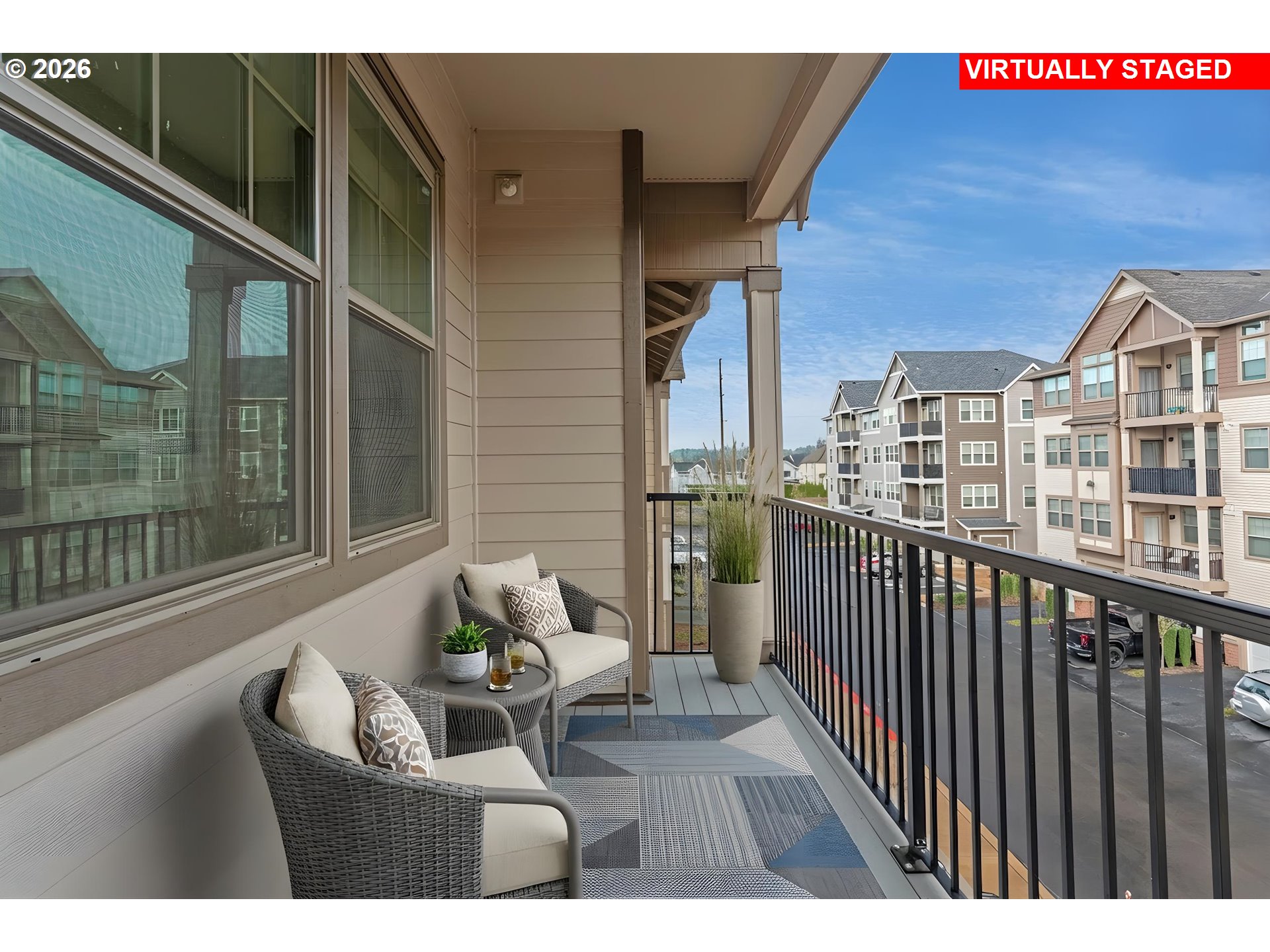 17124 Southwest Appledale Road, Unit 401 Beaverton, OR 97007 - Photo 10 of 18 Balcony