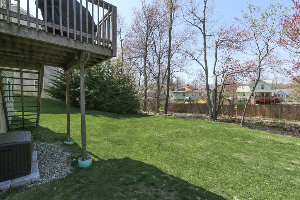 20 El Caney Road Worcester, MA 01603 - Photo 29 of 37 a view of a backyard with a trampoline