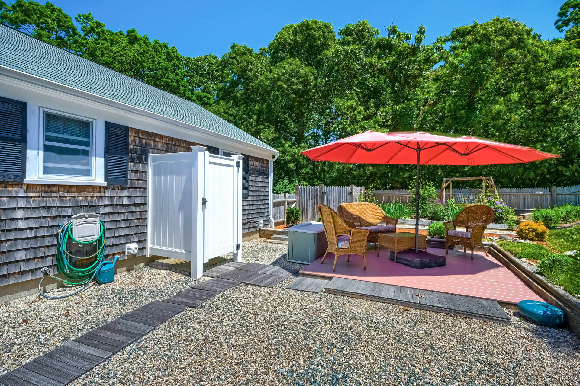 130 Cathedral Road Brewster, MA 02631 - Photo 31 of 34 130Cath BckYd OutShwr