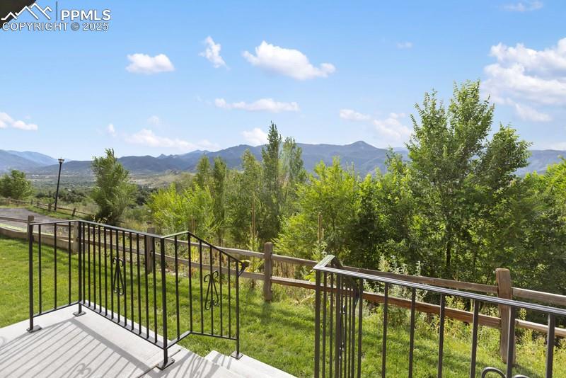 938 Fontmore Road, Unit B Colorado Springs, CO 80904 - Photo 26 of 30 a view of a balcony with an outdoor space