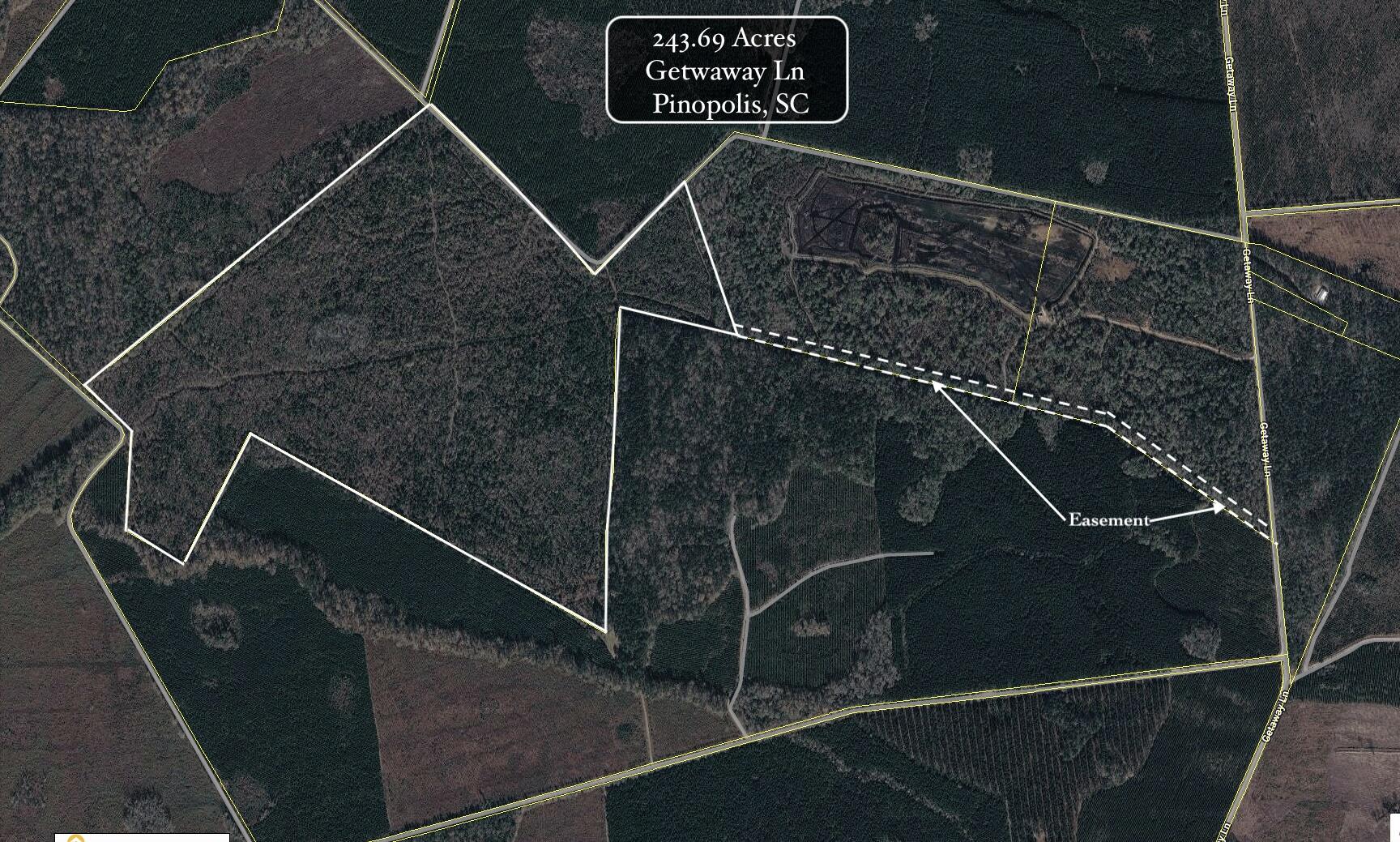 0 Getaway Lane Pinopolis, SC 29469 - Photo 2 of 12 Aerial Getaway Ln