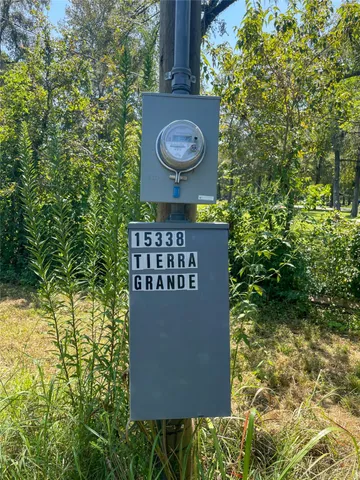a view of a bench in a garden