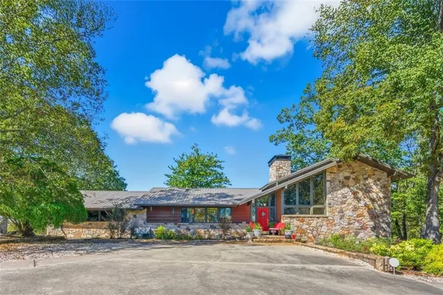 a front view of a house with street