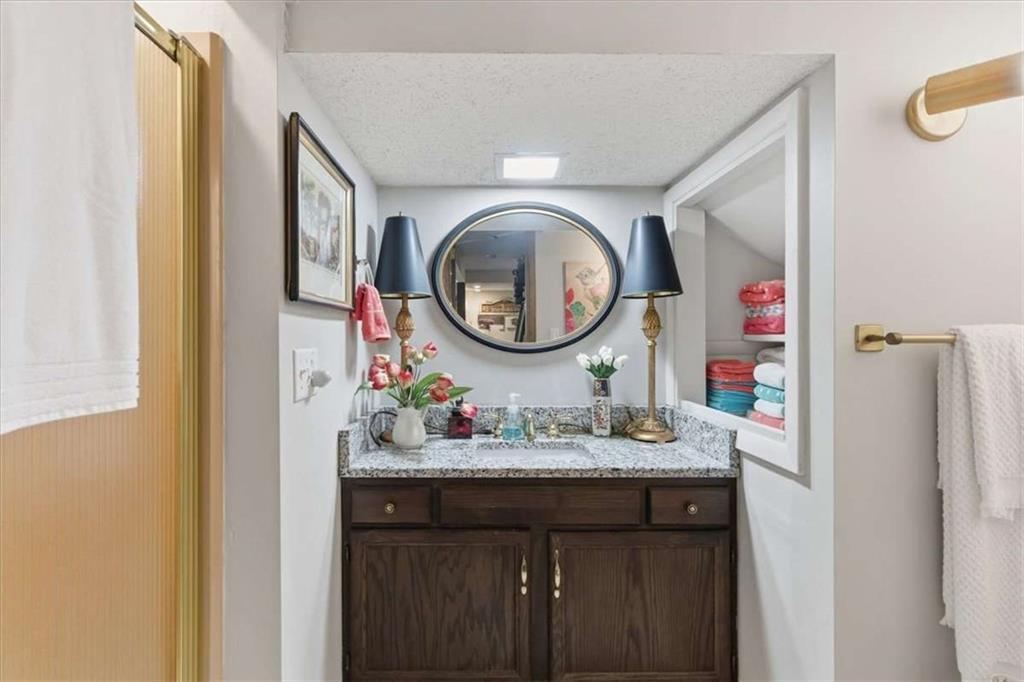 1509 High Point Road Bowdon, GA 30108 - Photo 34 of 47 a bathroom with a sink and a mirror