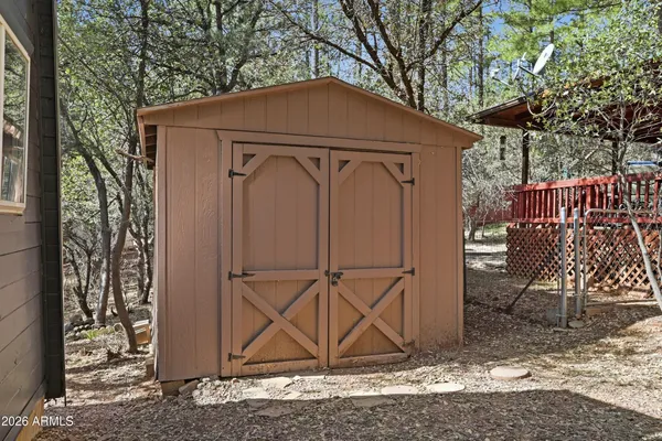 a outdoor view with a sitting space
