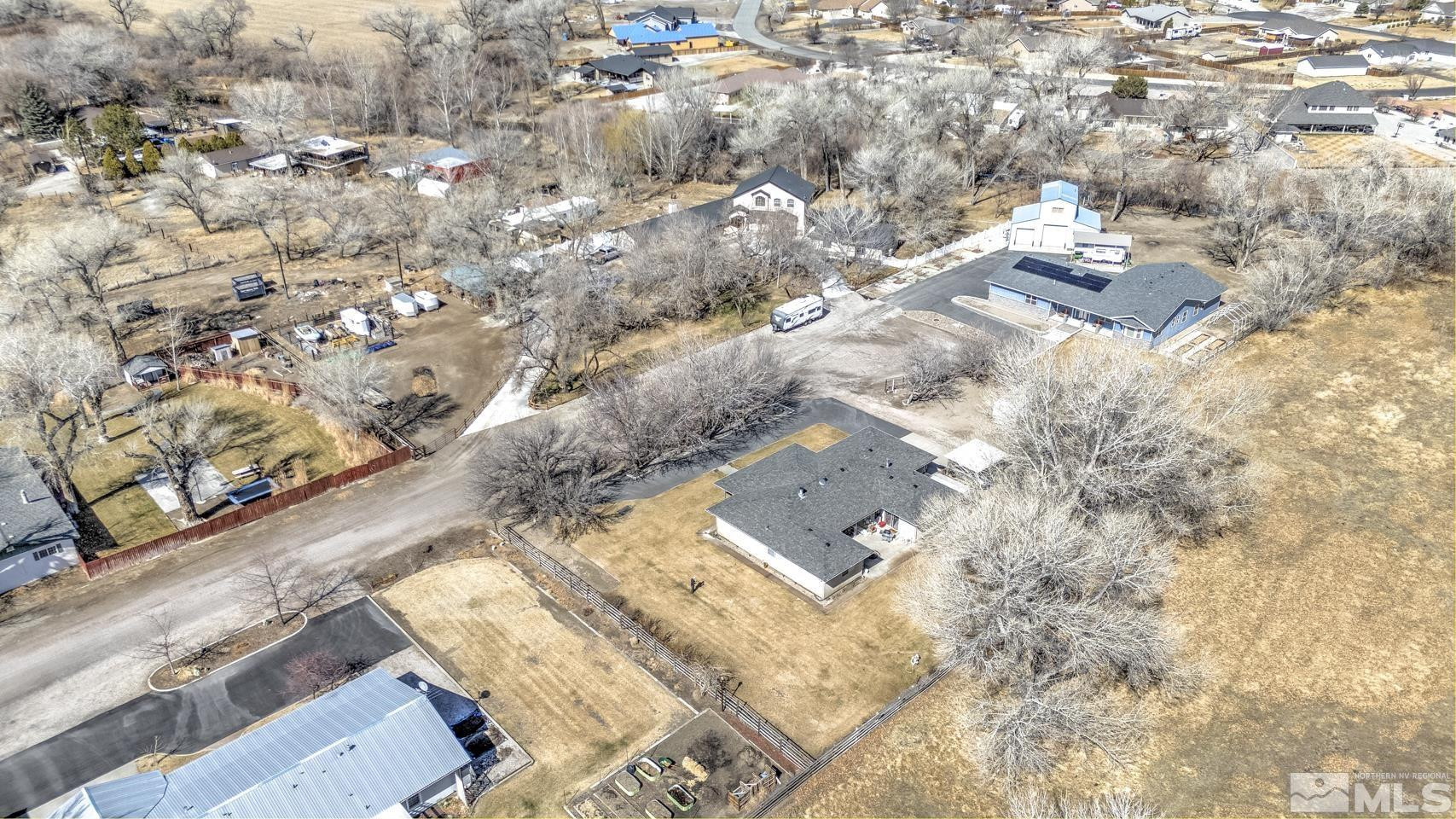 930 Edgewater Lane Fallon, NV 89406 - Photo 27 of 30 a aerial view of a house with a yard