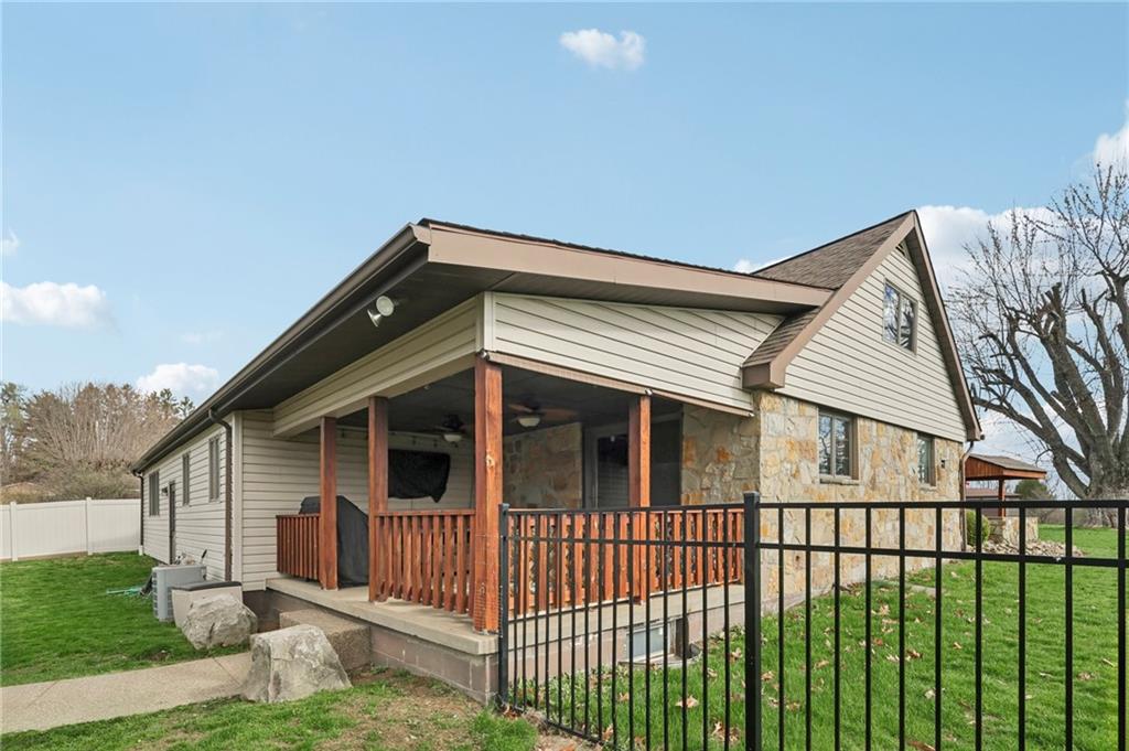 378 Mingo Church Road Finleyville, PA 15332 - Photo 41 of 48 a view of house with backyard and deck