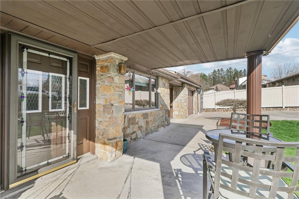 378 Mingo Church Road Finleyville, PA 15332 - Photo 5 of 48 a view of a patio with table and chairs and potted plants