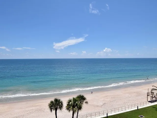 a view of an ocean beach