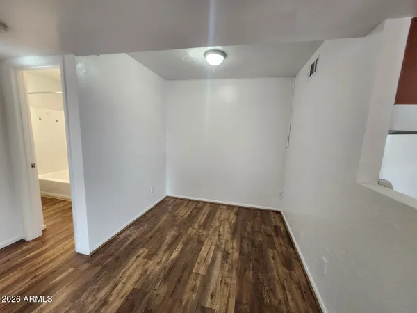 a view of a small space