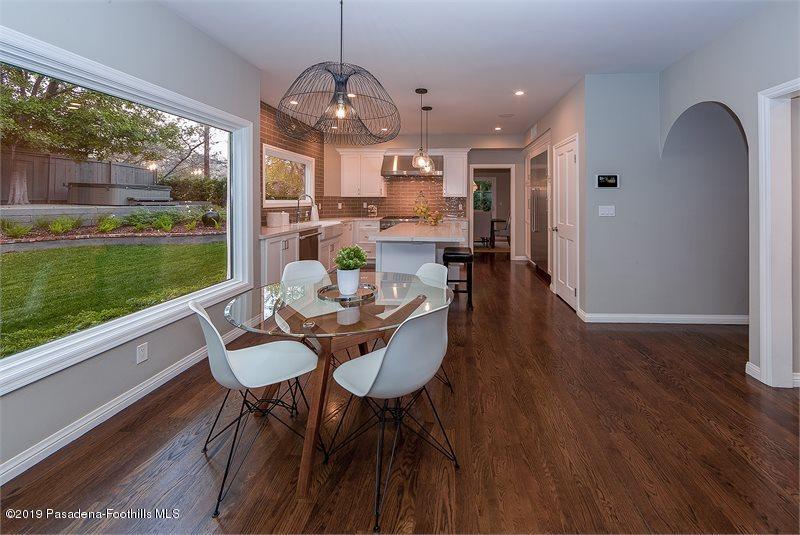 45 Club Road Pasadena, CA 91105 - Photo 13 of 36 a view of a dining room with furniture window and outside view