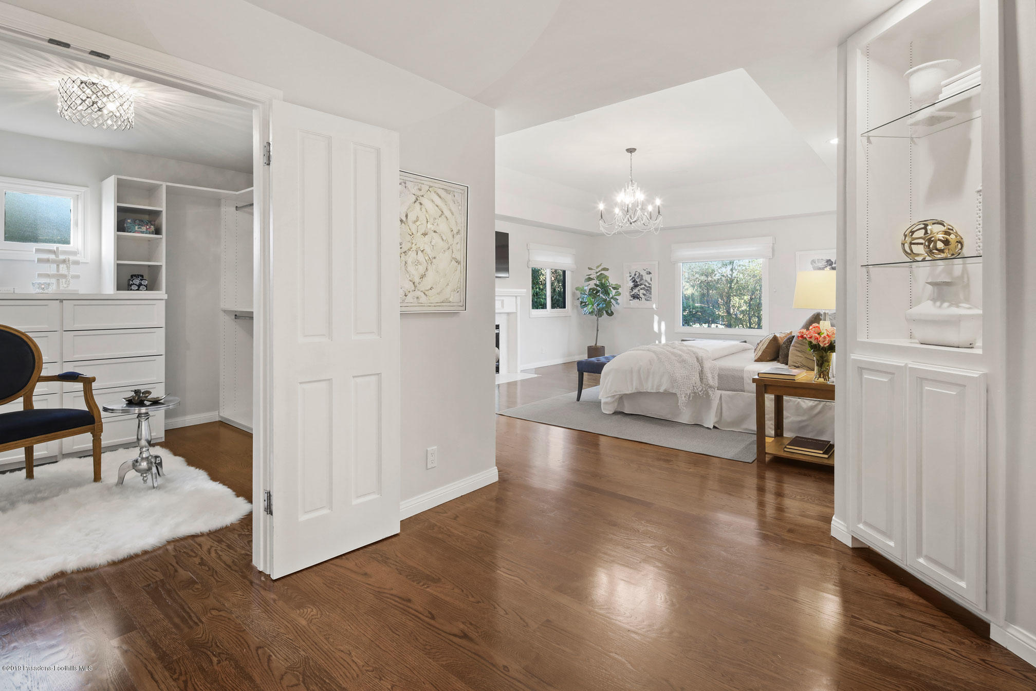 45 Club Road Pasadena, CA 91105 - Photo 20 of 36 a living room with furniture and a wooden floor