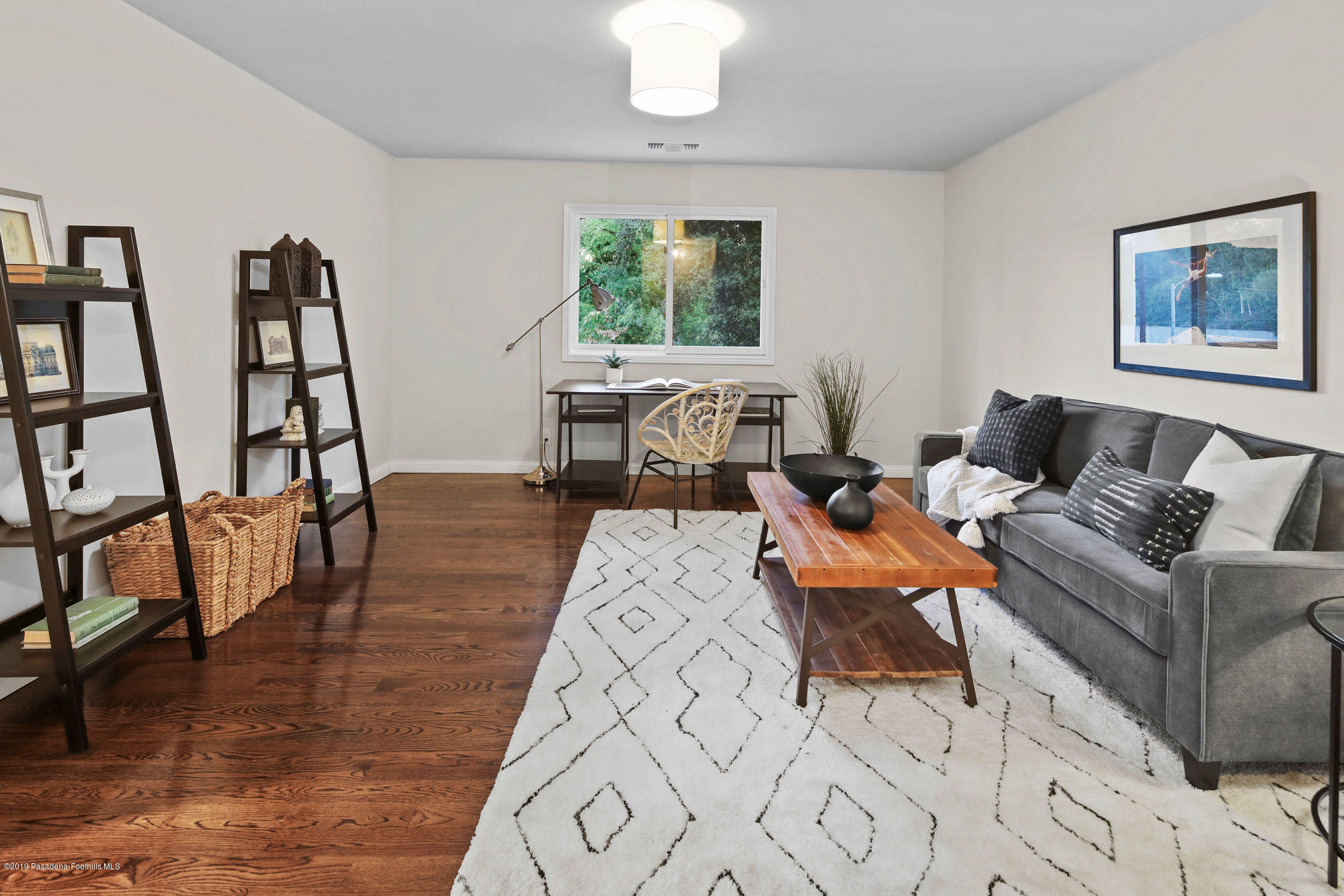 45 Club Road Pasadena, CA 91105 - Photo 27 of 36 a living room with furniture a window and wooden floor