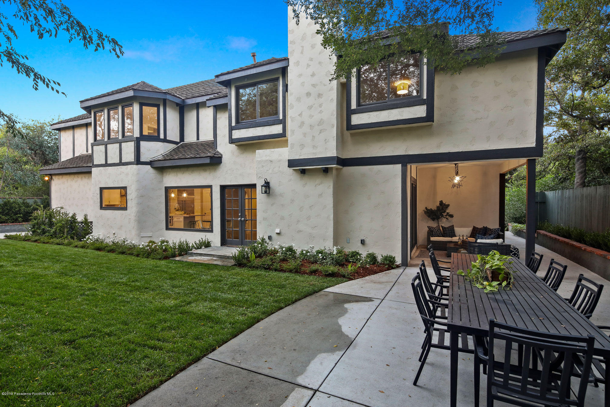 45 Club Road Pasadena, CA 91105 - Photo 32 of 36 a view of a house with backyard and sitting area