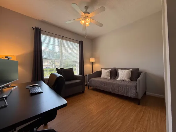 a view of a wrought iron fences