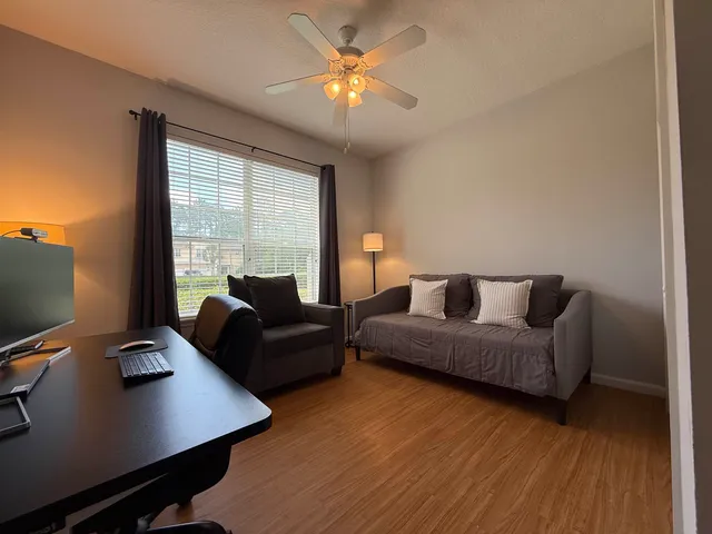 a view of a wrought iron fences