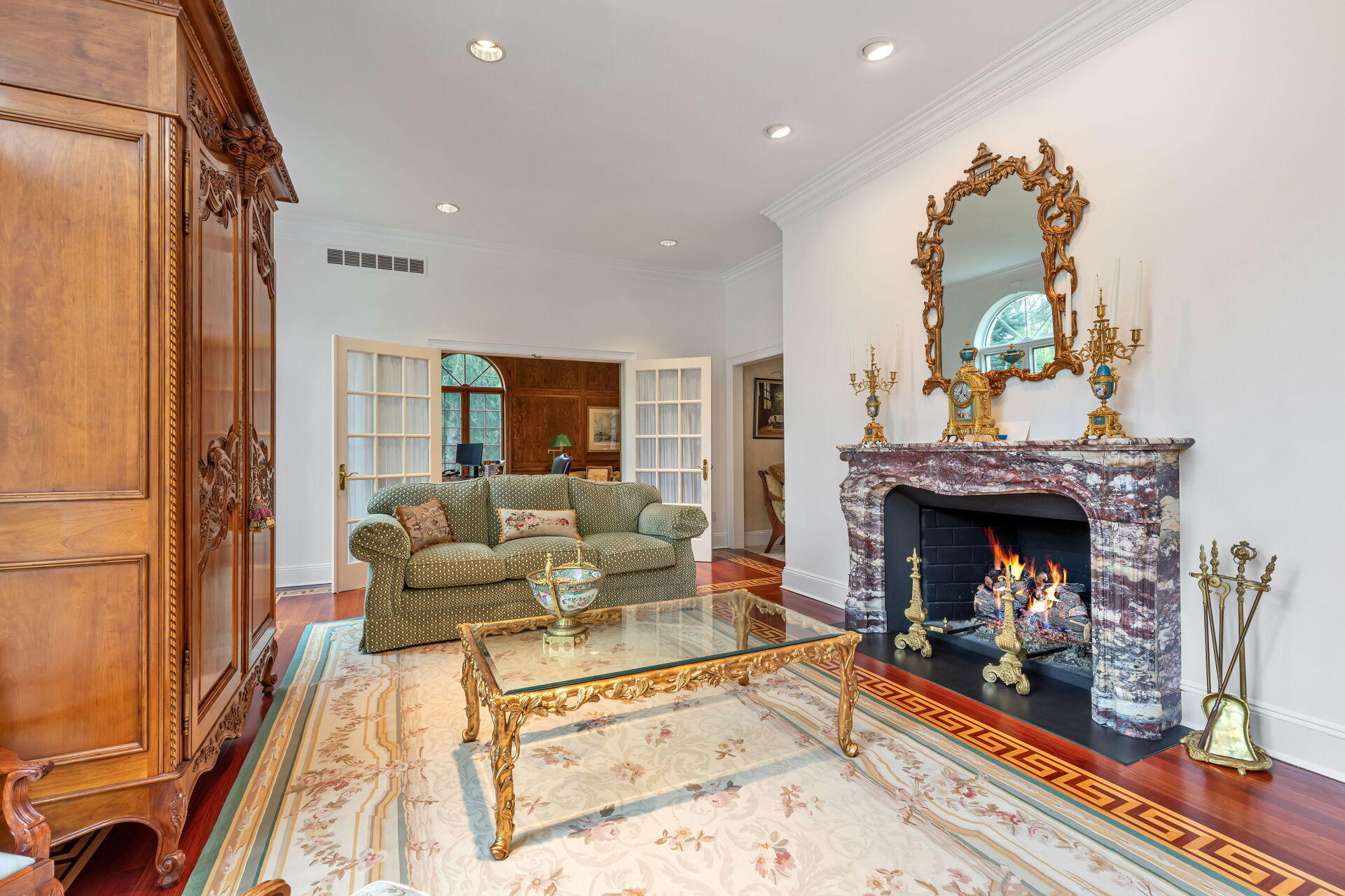 16 A Buttonwood Lane Rumson, NJ 07760 - Photo 11 of 80 a living room with furniture and a fireplace