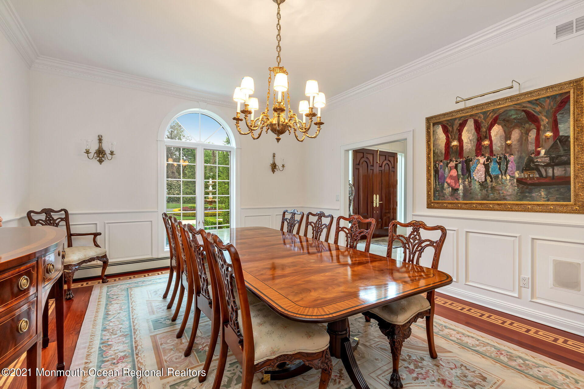 16 A Buttonwood Lane Rumson, NJ 07760 - Photo 12 of 80 a view of a dining room with furniture window and wooden floor