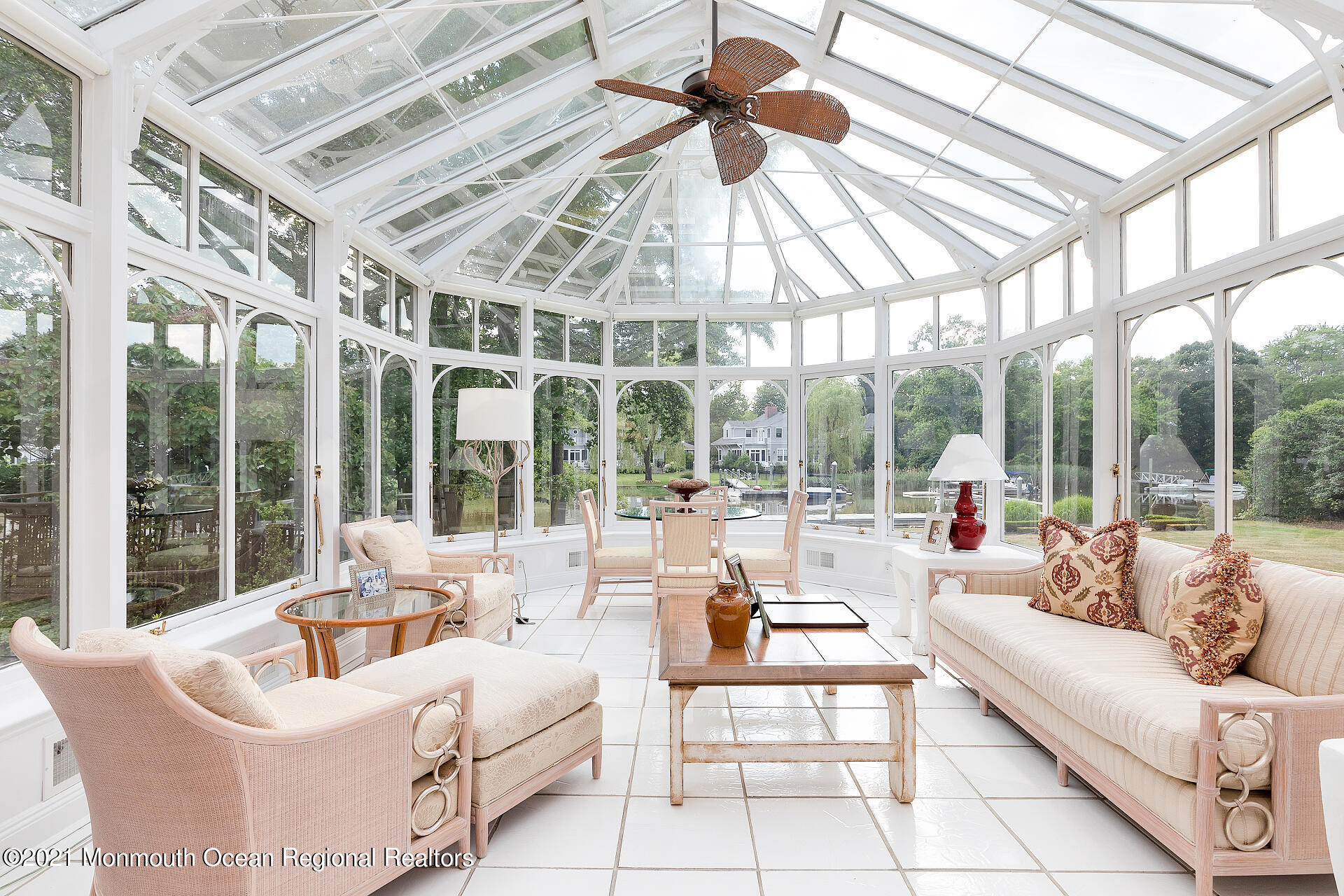 16 A Buttonwood Lane Rumson, NJ 07760 - Photo 29 of 80 a living room with furniture and a large windows