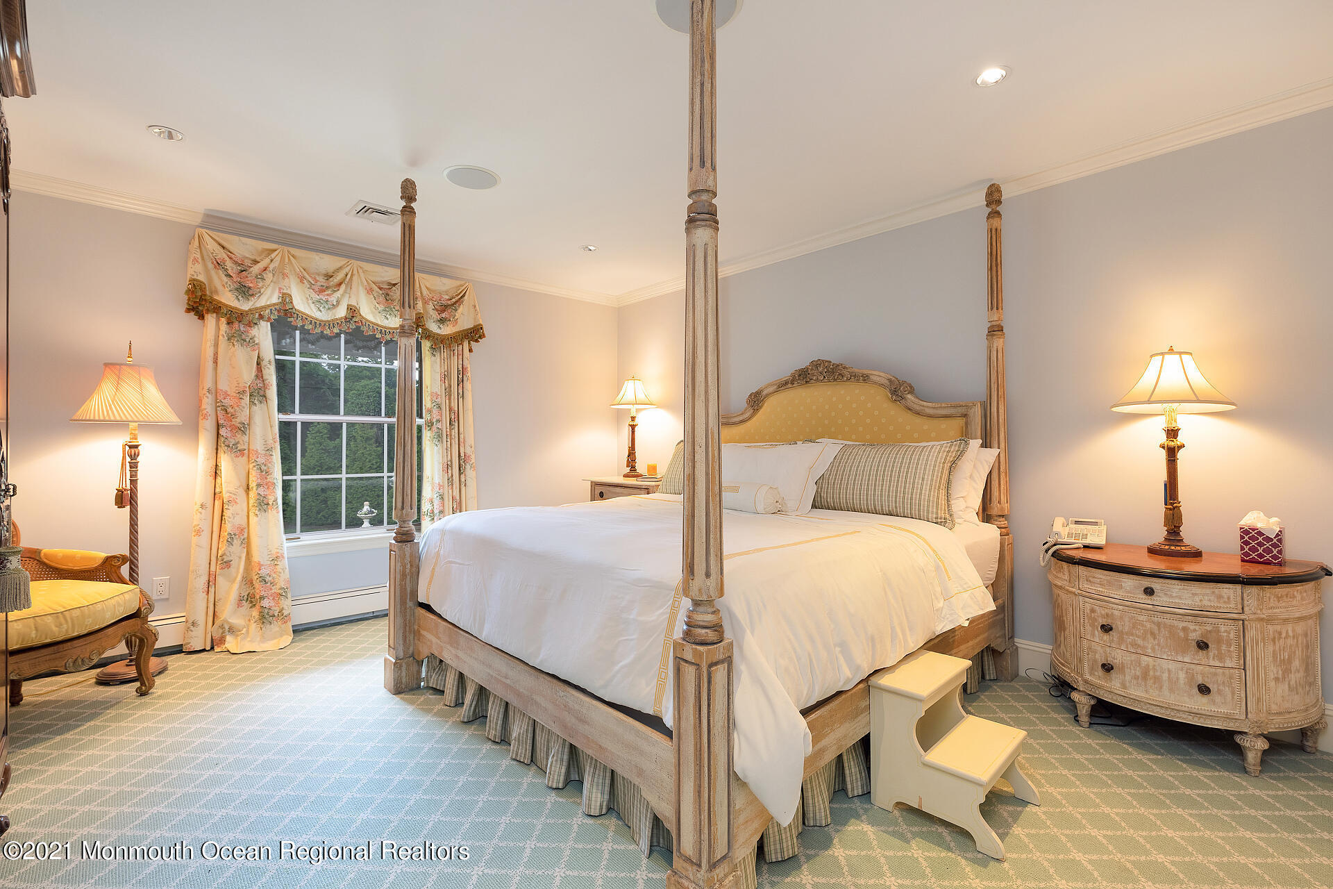 16 A Buttonwood Lane Rumson, NJ 07760 - Photo 32 of 80 a bedroom with a bed a lamp and window