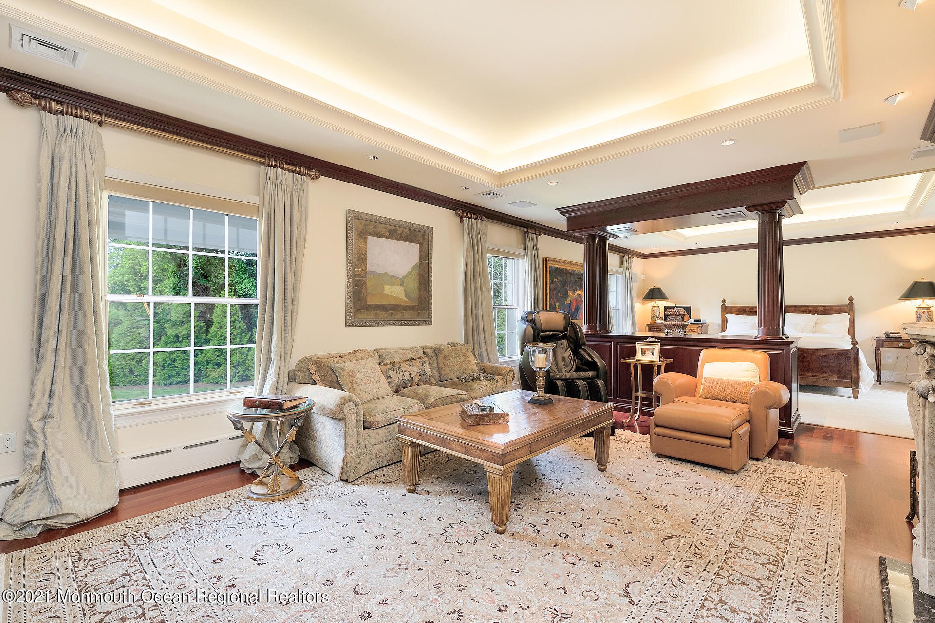 16 A Buttonwood Lane Rumson, NJ 07760 - Photo 37 of 80 a living room with furniture and a large window