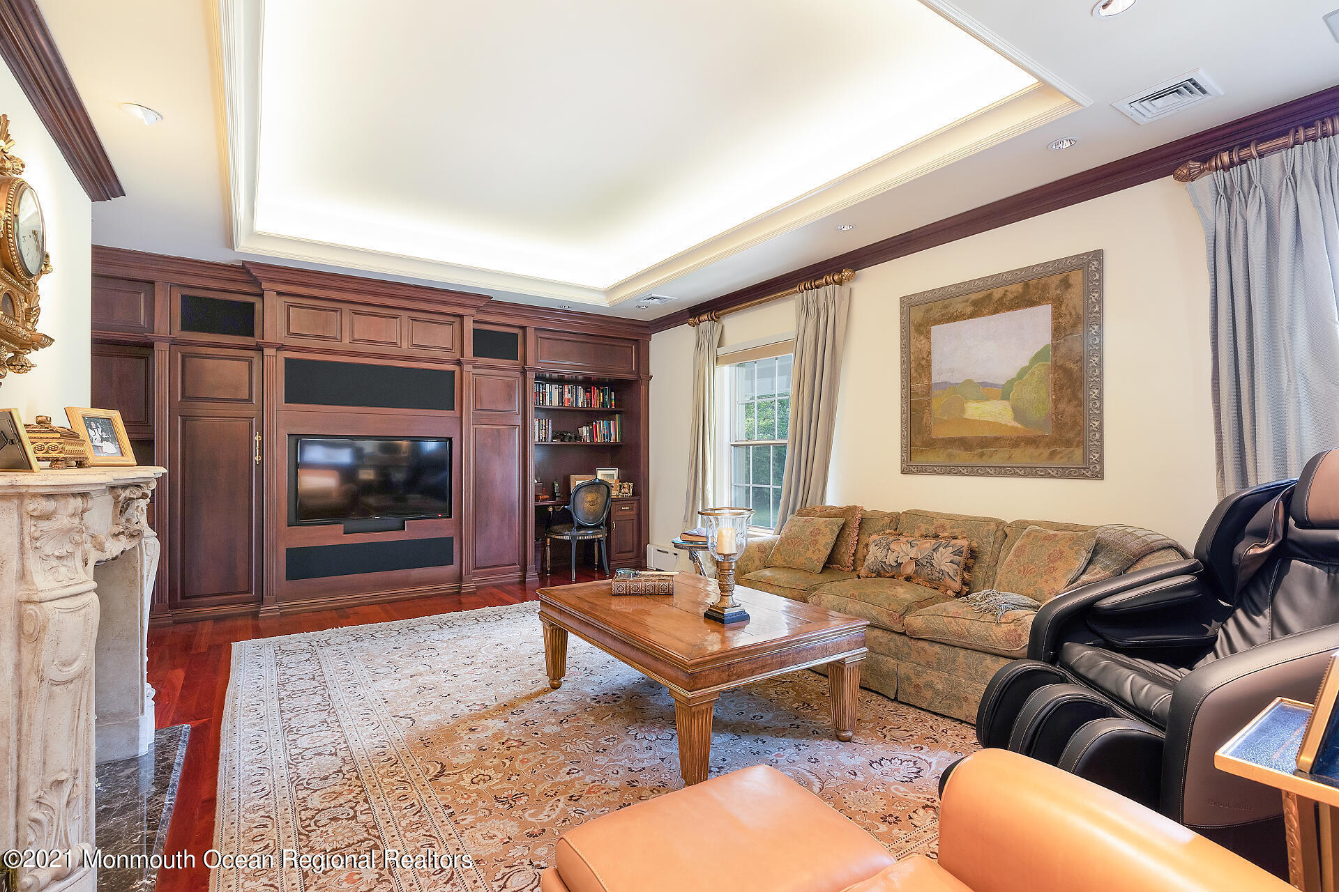 16 A Buttonwood Lane Rumson, NJ 07760 - Photo 39 of 80 a living room with furniture and a fireplace
