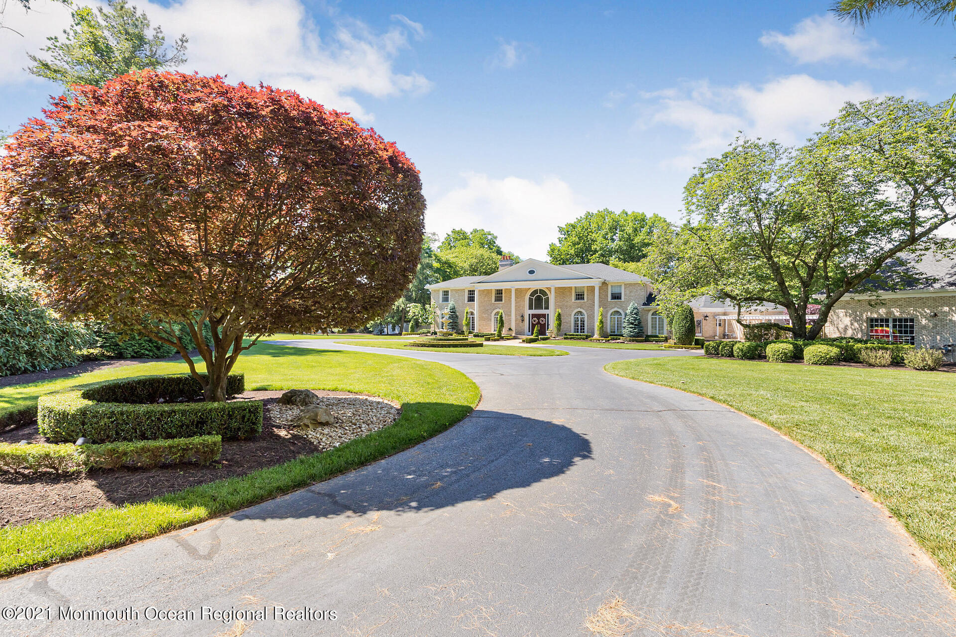 16 A Buttonwood Lane Rumson, NJ 07760 - Photo 62 of 80 a view of a house with a swimming pool