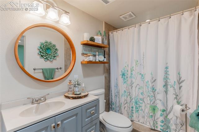 3235 Pikes Peak Road Parker, CO 80138 - Photo 4 of 7 Lower Level Guest Bathroom