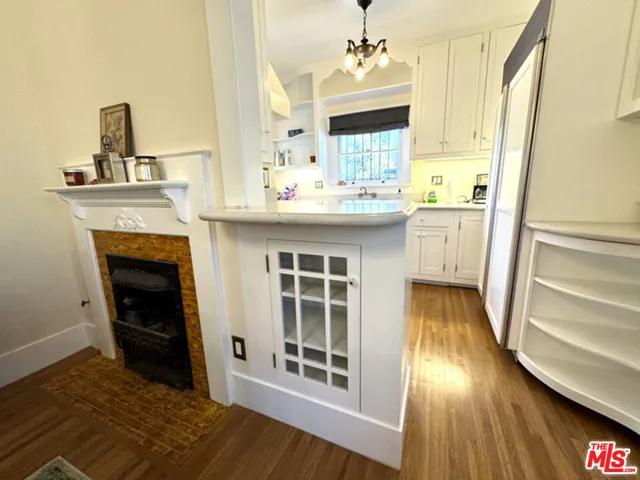 a room with table and chairs