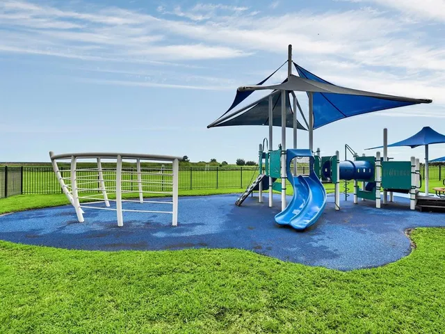 a view of outdoor space with trampoline